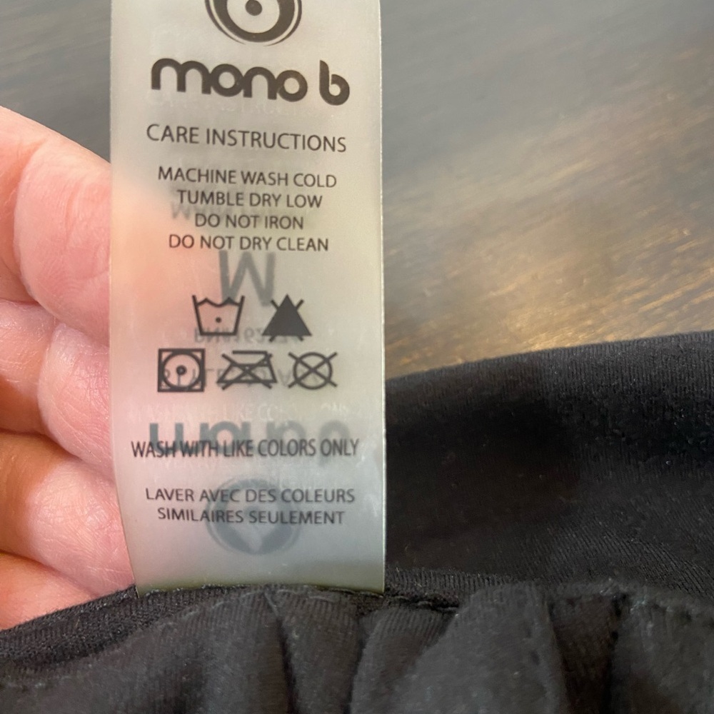 Mono B Charcoal Hoodie - Picture 3 of 3